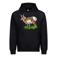 Black pronghorn Urban Hoodie - LillyAllenDesigns