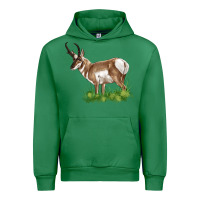 Emerald pronghorn Urban Hoodie - LillyAllenDesigns