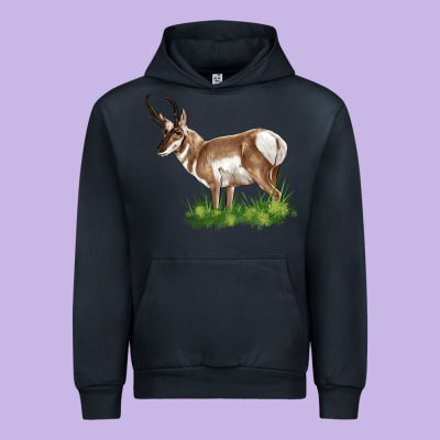 Pronghorn Urban Hoodie Designed By Lillyallendesigns