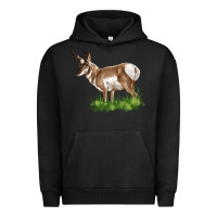 Pigment Black pronghorn Urban Hoodie - LillyAllenDesigns