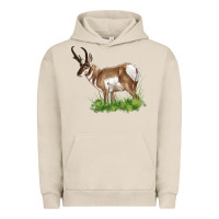 Pigment French Oak pronghorn Urban Hoodie - LillyAllenDesigns