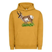 Pigment Peanut Butter pronghorn Urban Hoodie - LillyAllenDesigns