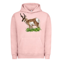 Pigment Salmon pronghorn Urban Hoodie - LillyAllenDesigns