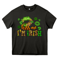 Asphalt kiss me im irish st patricks lip stain Heavy Core Tee - LillyAllenDesigns