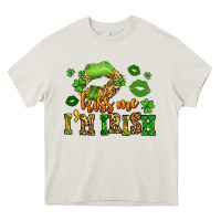 Cream kiss me im irish st patricks lip stain Heavy Core Tee - LillyAllenDesigns