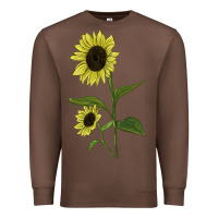 Chestnut Buttercream Sunflower Premium Sweatshirt - LillyAllenDesigns
