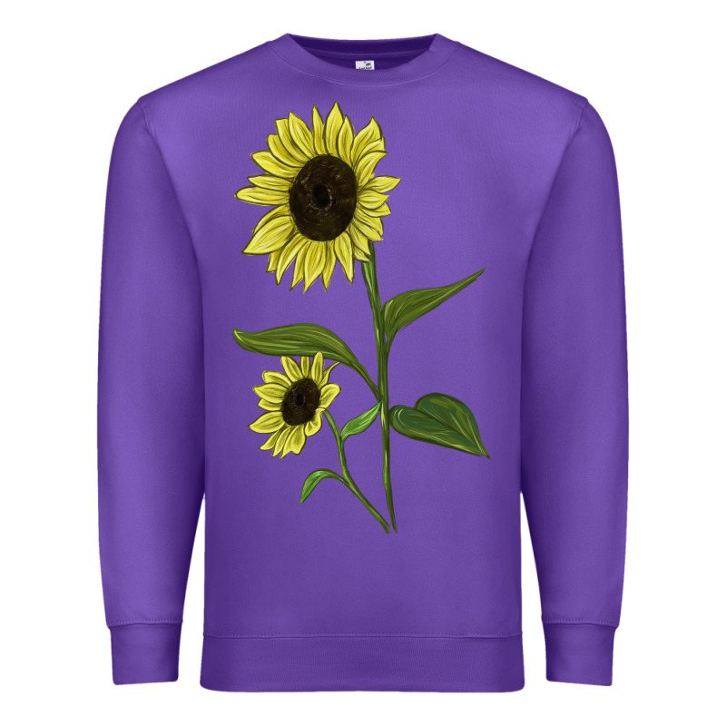 Buttercream Sunflower Premium Sweatshirt by LillyAllenDesigns | Teevron