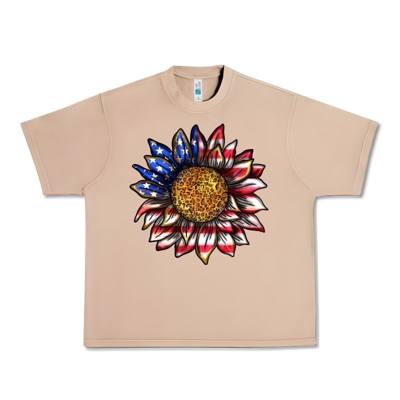 4th Of July Sunflower Urban Heavy Tee by texasbilliewilder | Teevron