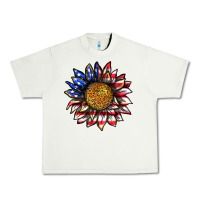 Pistachio 4th of july sunflower Urban Heavy Tee - texasbilliewilder
