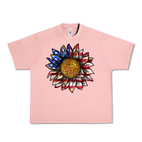 Salmon 4th of july sunflower Urban Heavy Tee - texasbilliewilder
