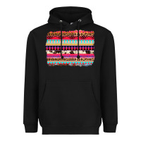 Black aztec western leopard cowhide background Heavyweight Hoodie - AdoDesignShop