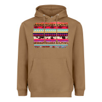 Toasted Coconut aztec western leopard cowhide background Heavyweight Hoodie - AdoDesignShop