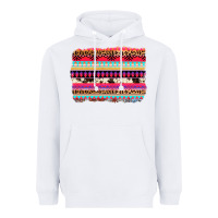 White aztec western leopard cowhide background Heavyweight Hoodie - AdoDesignShop