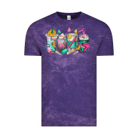 Cloud Purple hairstylist coffee cups Vintage Tee - texasbilliewilder