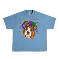 Pebble Blue mardi gras beagle Urban Heavy Tee - RanaPortraitStore