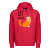 Cardinal I Am Good Kittiy Premium Hoodie - Bettercallsaul