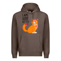 Coffee I Am Good Kittiy Premium Hoodie - Bettercallsaul