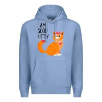 Colony Blue I Am Good Kittiy Premium Hoodie - Bettercallsaul