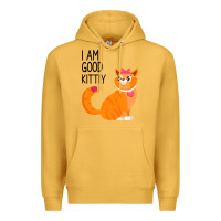 Mustard I Am Good Kittiy Premium Hoodie - Bettercallsaul