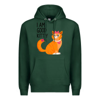 Sports Green I Am Good Kittiy Premium Hoodie - Bettercallsaul