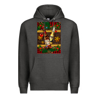 Charcoal Heather snow and beer bottles Premium Hoodie - AdoDesignShop