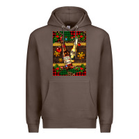 Coffee snow and beer bottles Premium Hoodie - AdoDesignShop