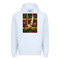White snow and beer bottles Premium Hoodie - AdoDesignShop