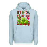 Blue Mist stuck on you Premium Hoodie - NancyCooperArtShop