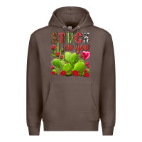 Coffee stuck on you Premium Hoodie - NancyCooperArtShop
