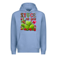 Colony Blue stuck on you Premium Hoodie - NancyCooperArtShop