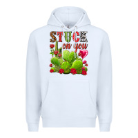 White stuck on you Premium Hoodie - NancyCooperArtShop