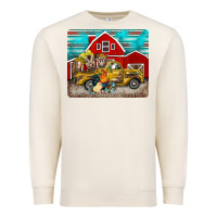 Sandshell western truck farm animals mousepad Premium Sweatshirt - BarkalooDesign