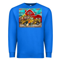 True Royal western truck farm animals mousepad Premium Sweatshirt - BarkalooDesign