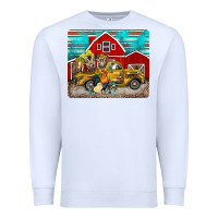 White western truck farm animals mousepad Premium Sweatshirt - BarkalooDesign