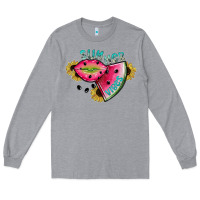 Heather Grey summer vibes Long Sleeve Tee - SublimationCraftShop