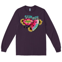 Plum summer vibes Long Sleeve Tee - SublimationCraftShop