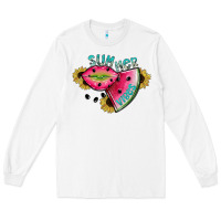 White summer vibes Long Sleeve Tee - SublimationCraftShop