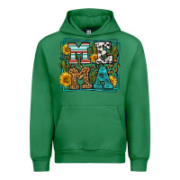 Emerald western leopard mema Urban Hoodie - LillyAllenDesigns