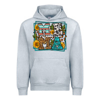 Heather Grey western leopard mema Urban Hoodie - LillyAllenDesigns