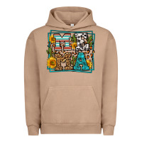 Pigment Burro western leopard mema Urban Hoodie - LillyAllenDesigns