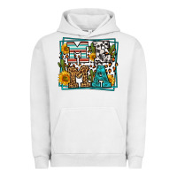 Pigment Lunar Rock western leopard mema Urban Hoodie - LillyAllenDesigns