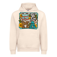 Sandshell western leopard mema Urban Hoodie - LillyAllenDesigns