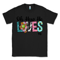 Black Oh how he loves us Classic Tee - Neo Western
