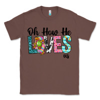 Chestnut Oh how he loves us Classic Tee - Neo Western