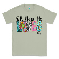 Matcha Oh how he loves us Classic Tee - Neo Western