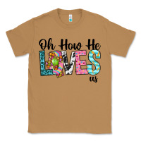 Toasted Coconut Oh how he loves us Classic Tee - Neo Western