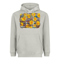 Moon Dust aztec sunflower leopard background Heavyweight Hoodie - AdoDesignShop