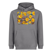 Storm aztec sunflower leopard background Heavyweight Hoodie - AdoDesignShop