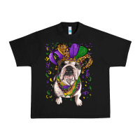 Black mardi gras hat  english bulldog Urban Heavy Tee - RanaPortraitStore