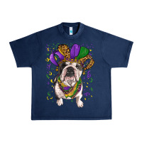 Navy mardi gras hat  english bulldog Urban Heavy Tee - RanaPortraitStore